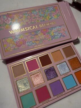 Ace Beaute Whimsical Bloom Eyeshadow Palette — Pink, Purple, Blue, Teal